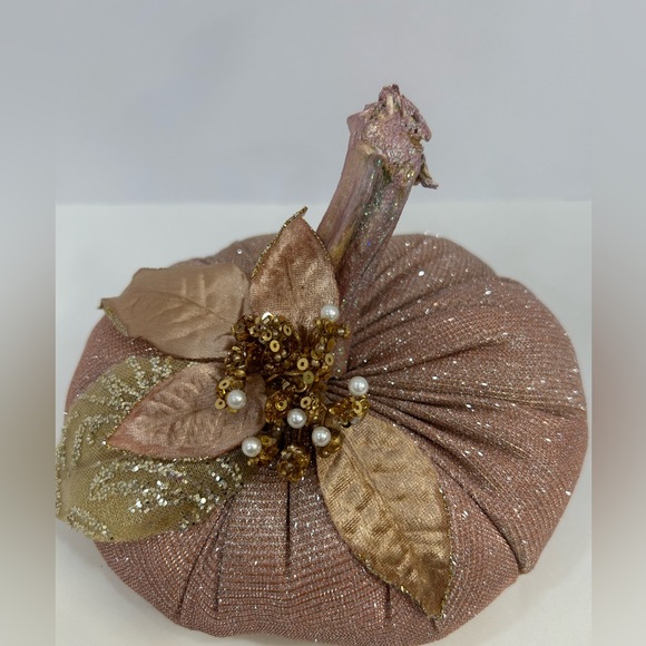“Cheerfulness” Glitter Pumpkin Home Decor - Picture 2 of 5